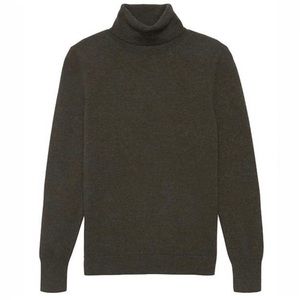 Banana Republic Women’s Feather Touch Turtleneck Dark Olive - Size XL NWT